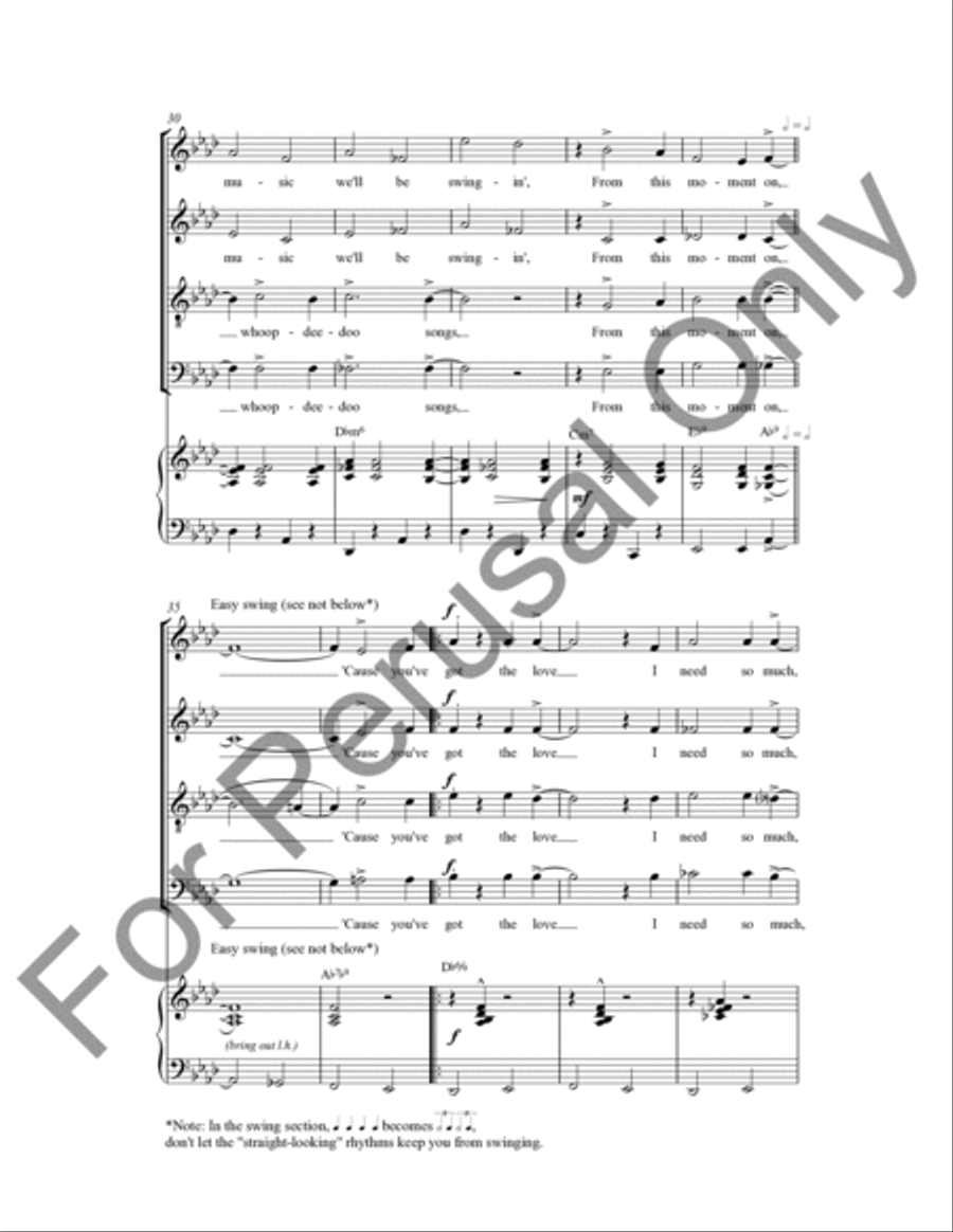 From This Moment On From This Moment On 4-Part scores gallery preview page 5