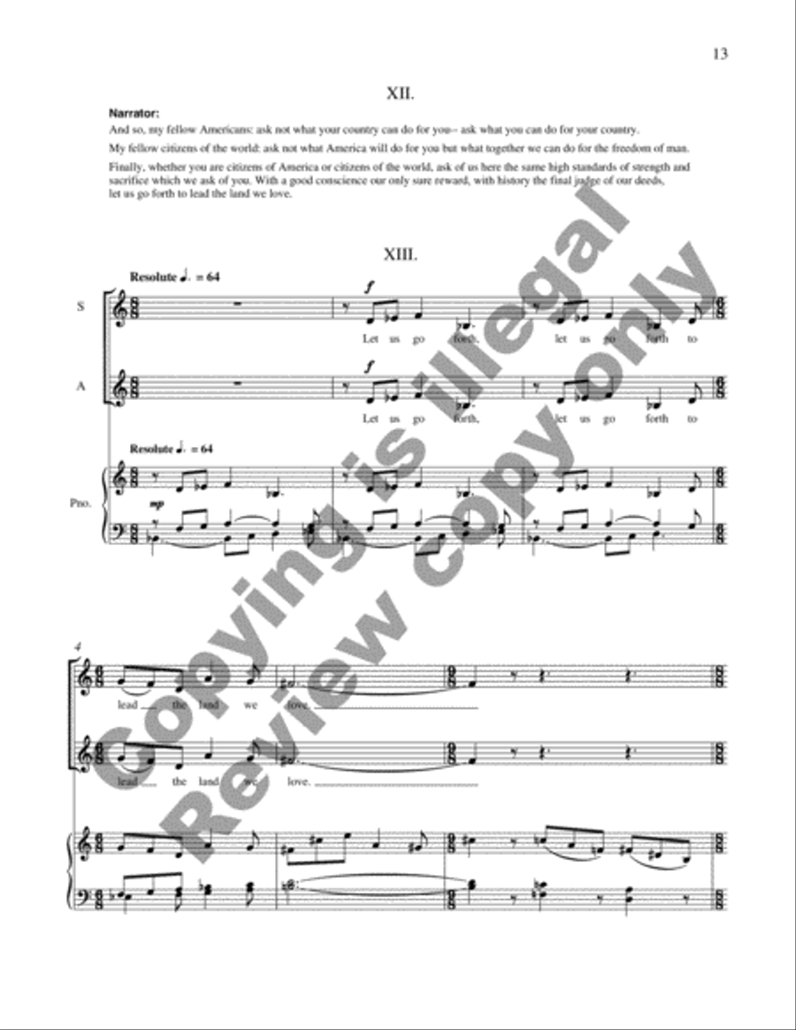 Let The Word Go Forth (Choral Score) 4-Part scores gallery preview page 11