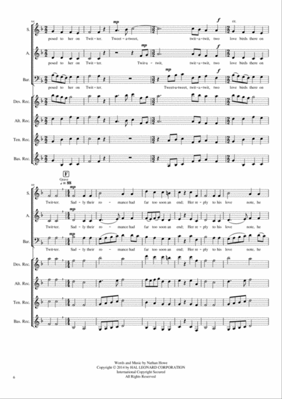 A Social Madrigal Choir scores gallery preview page 6