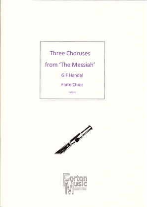 Book cover for Three Choruses from the Messiah