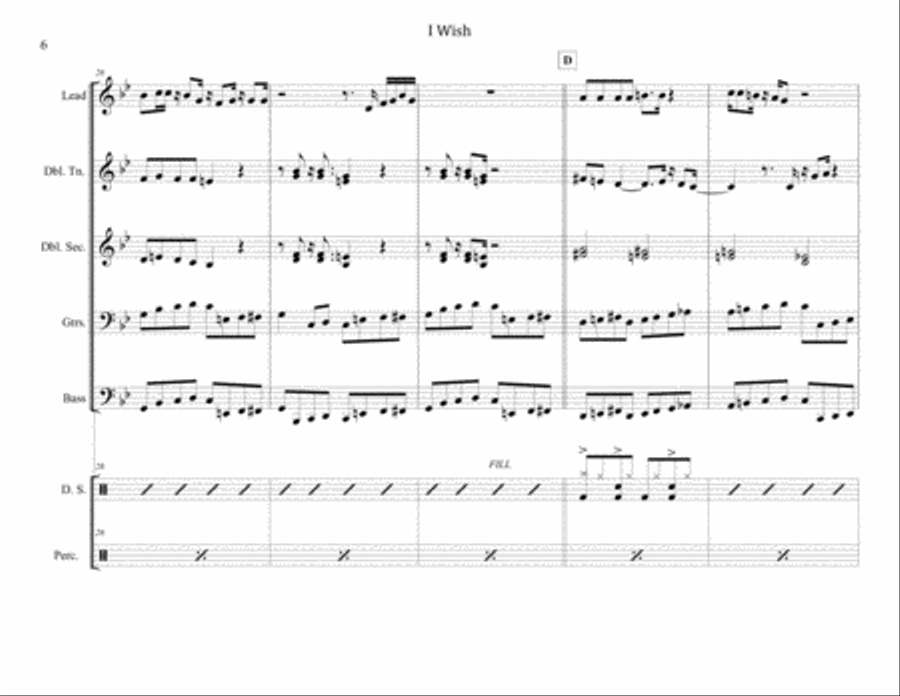 I Wish Steel Drum Band scores gallery preview page 6