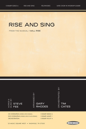 Book cover for Rise And Sing - Anthem