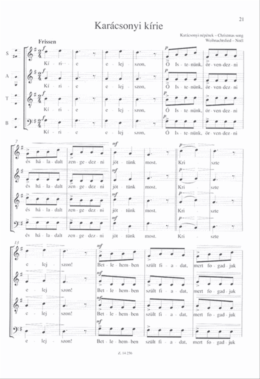 Musica Sacra für gemischten Chor I-1 Weihnachts- A Cappella scores gallery preview page 2