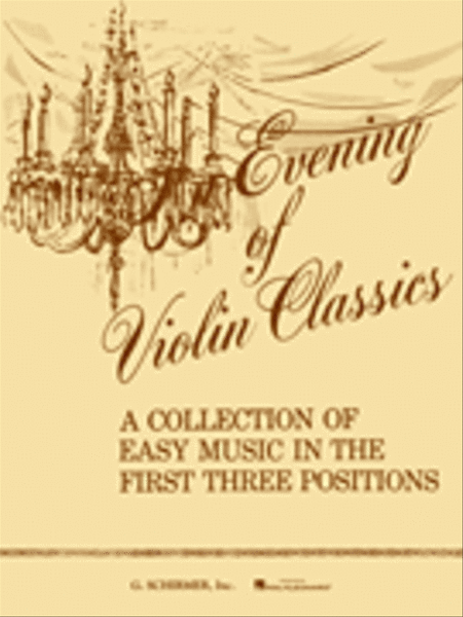 An Evening of Violin Classics Violin Solo scores gallery preview page 1
