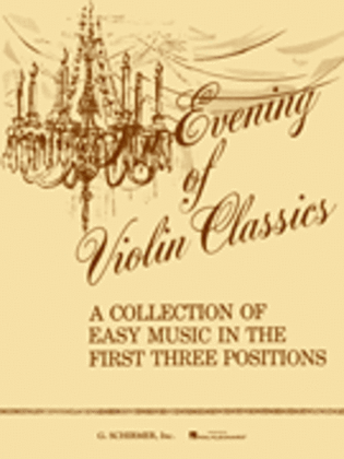 Book cover for An Evening of Violin Classics