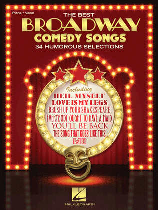 Book cover for The Best Broadway Comedy Songs