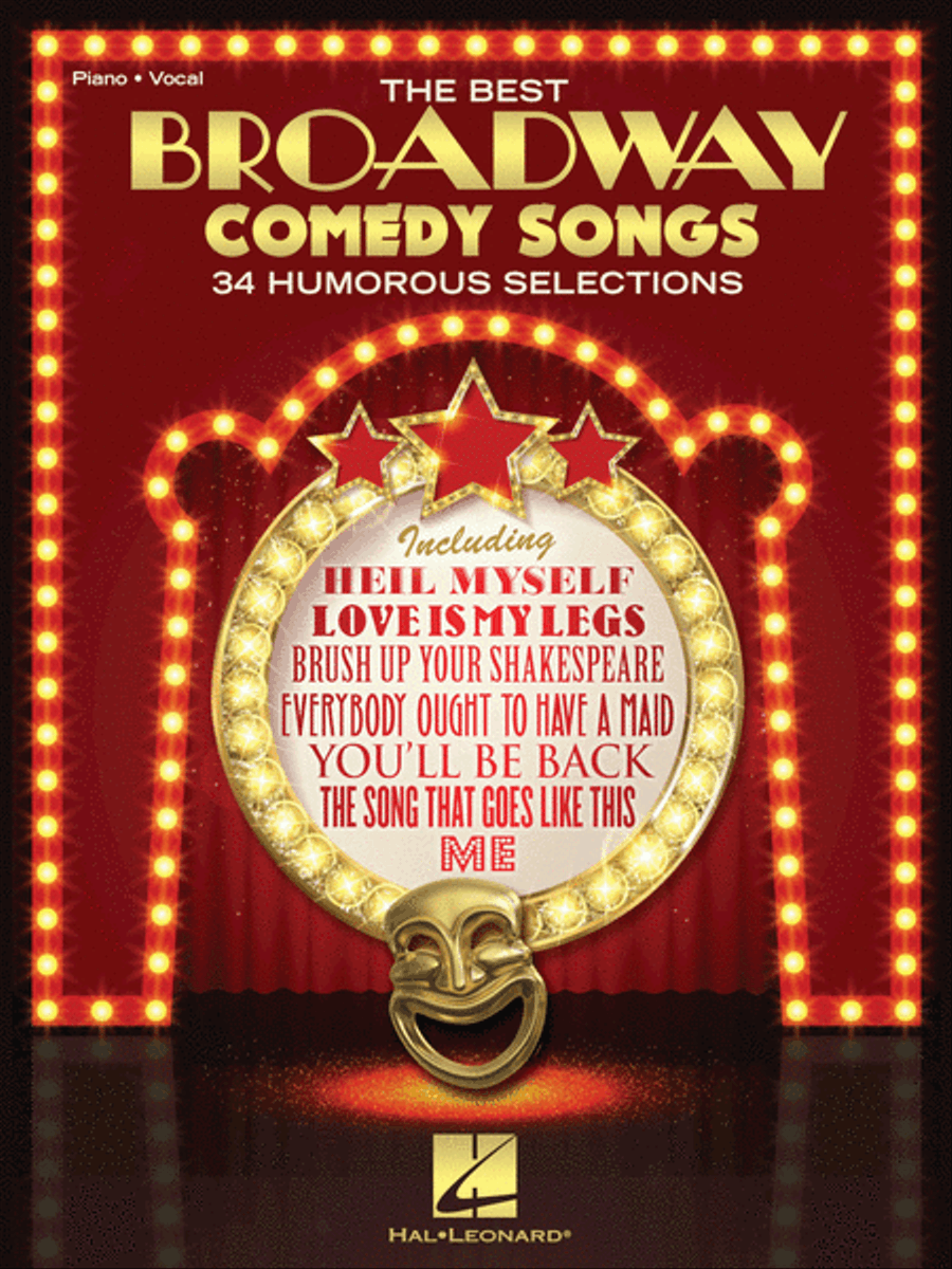 Book cover for The Best Broadway Comedy Songs