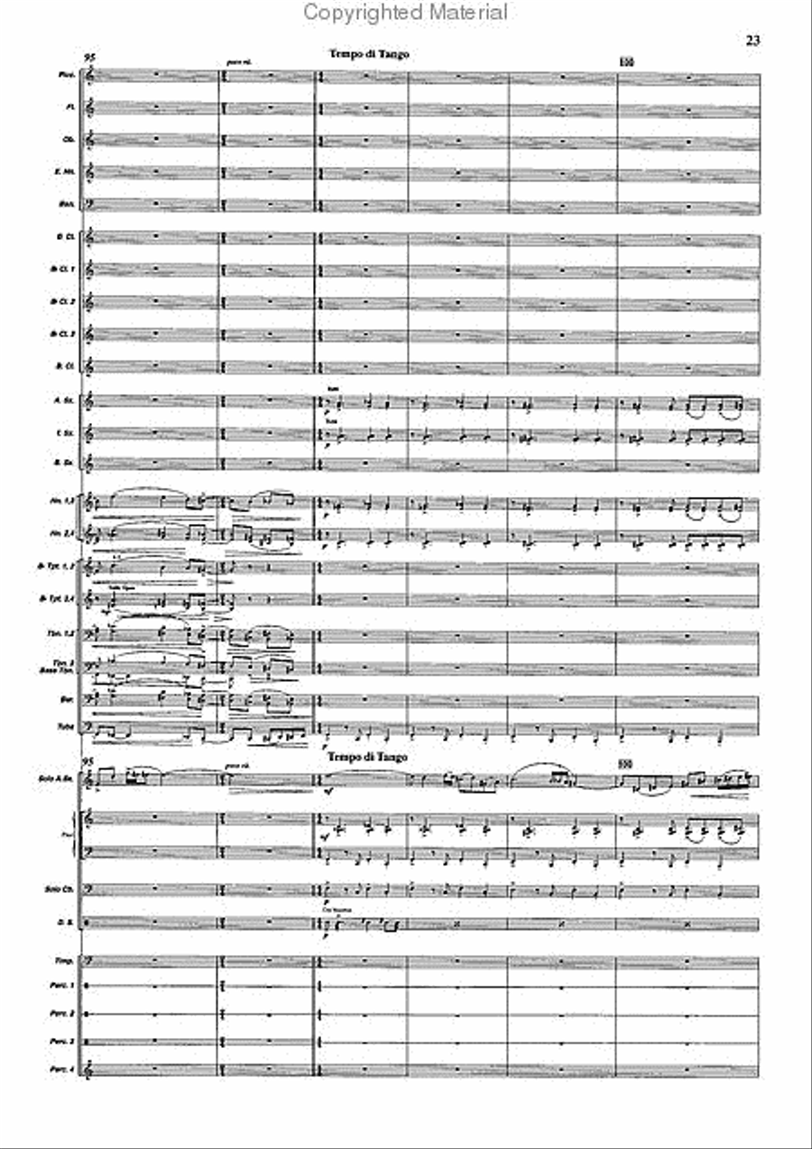 Concertango Concert Band scores gallery preview page 24