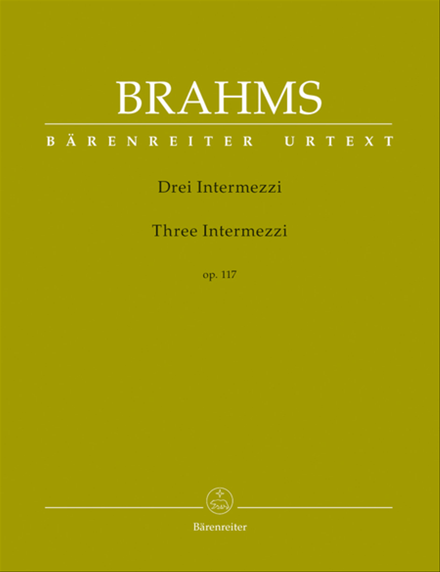 Three Intermezzi, Op. 117 Piano Solo scores gallery preview page 1