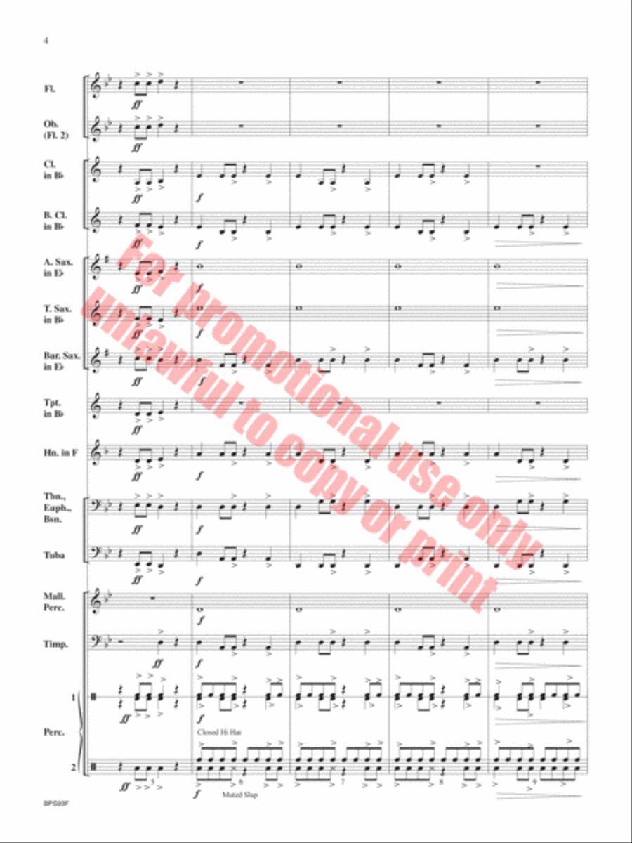 Adventure in India Concert Band scores gallery preview page 5