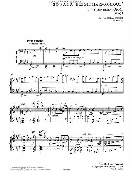 Sonata 'Élégie harmonique'