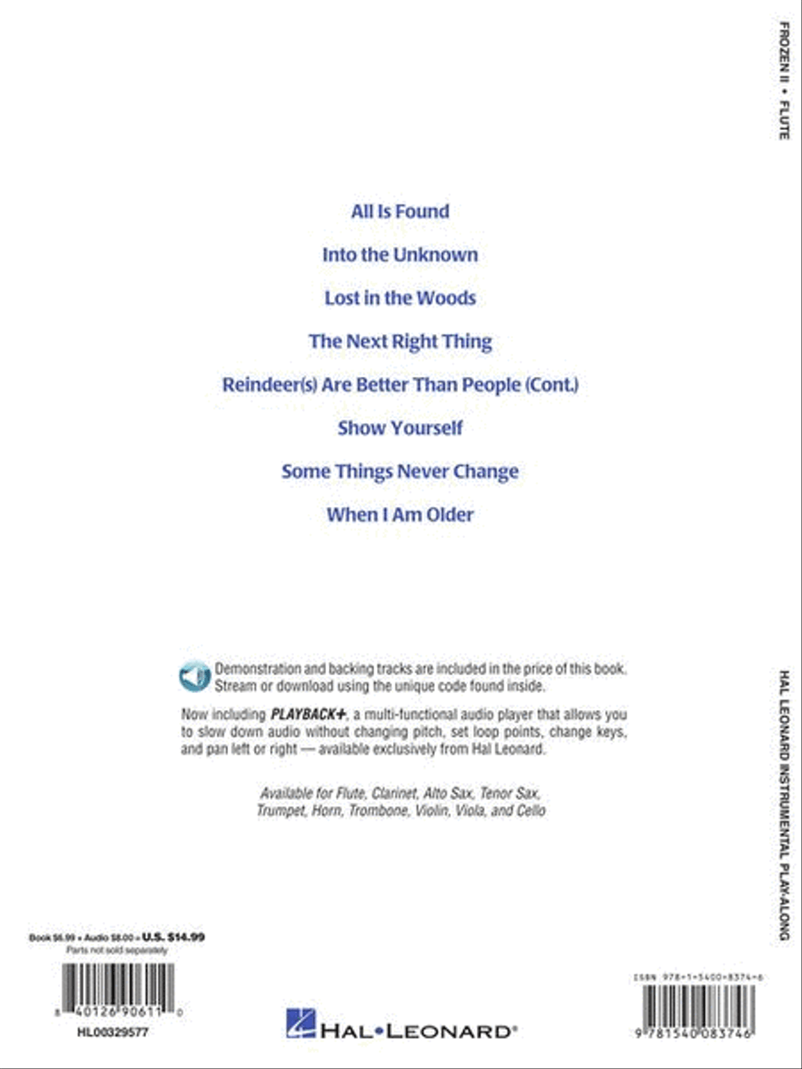 Frozen 2 Flute Play-Along Flute Duet scores gallery preview page 5