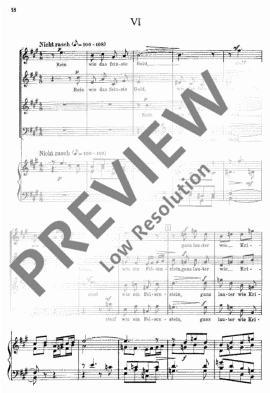 Eine deutsche Singmesse 4-Part scores gallery preview page 18