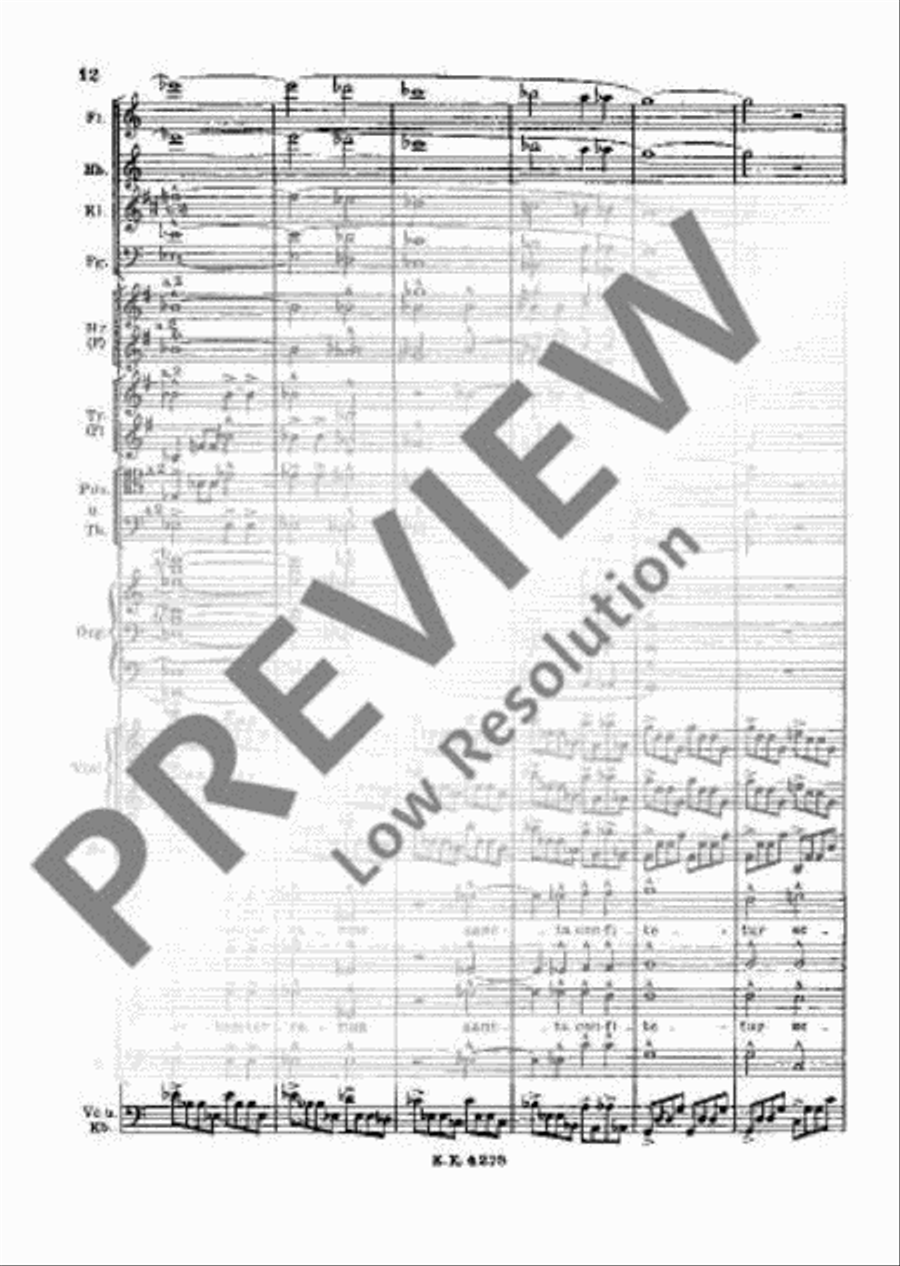 Te Deum Te Deum Choir scores gallery preview page 21