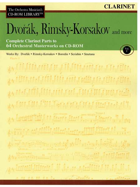Dvorak, Rimsky-Korsakov and More - Volume V (Clarinet)