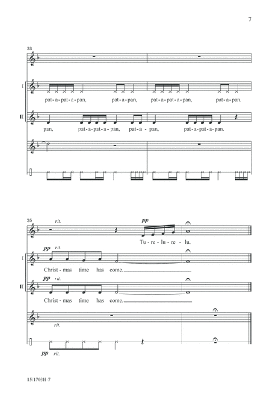 Pat-a-pan 2-Part scores gallery preview page 7