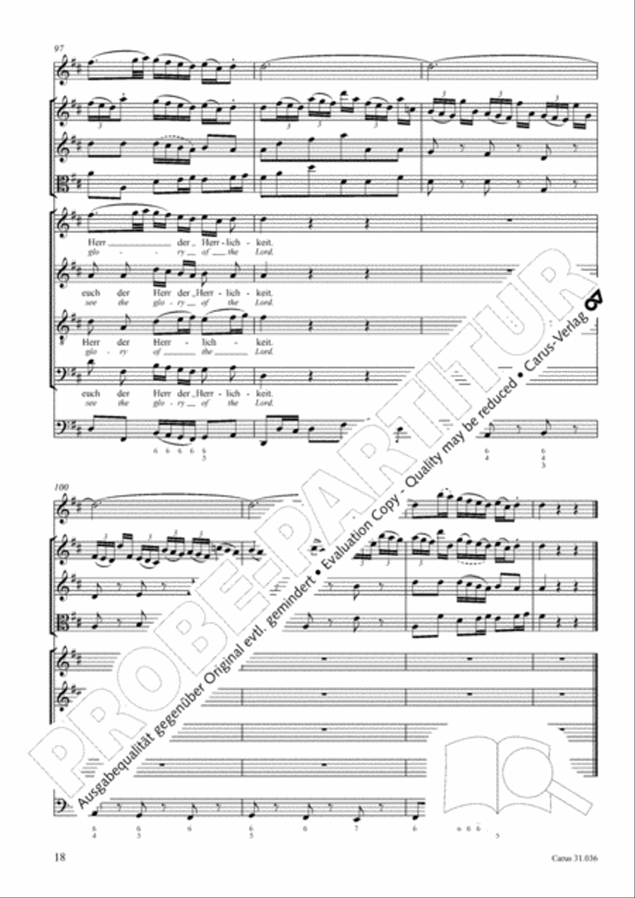 Up joyous raise your song (Schwingt freudig euch empor) 4-Part scores gallery preview page 19