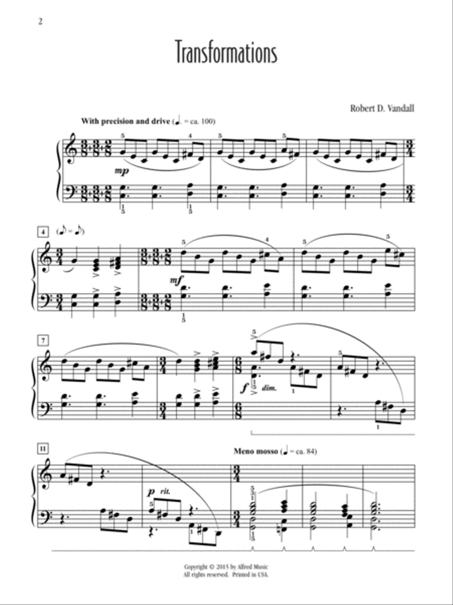 Intermediate Sheet Solos 2015 (Value Pack) Piano Solo scores gallery preview page 3
