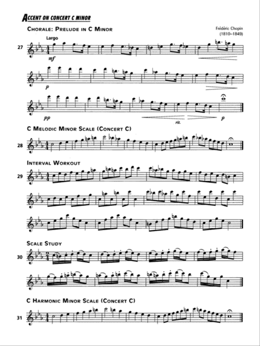 Accent on achievement deals flute