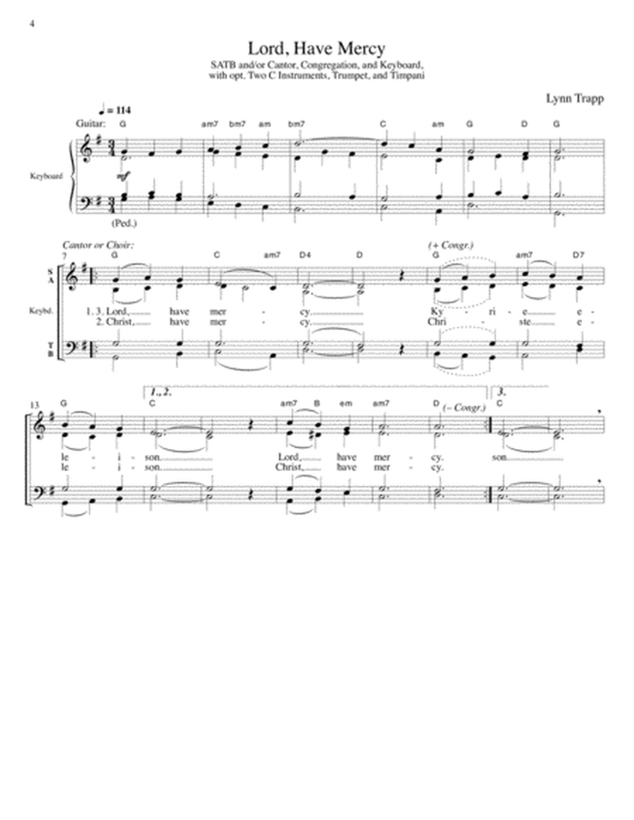 Centennial Mass (Choral/Keyboard Score) image number null