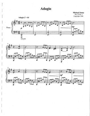 5 Pieces for Piano, op. 22