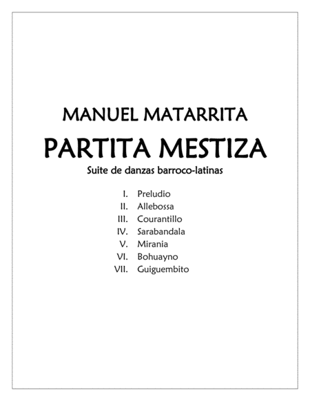 Partita Mestiza image number null