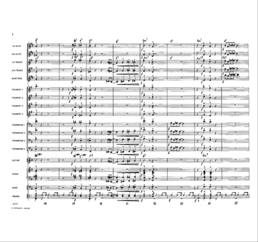 No Scuffle Shuffle Jazz Ensemble scores gallery preview page 8