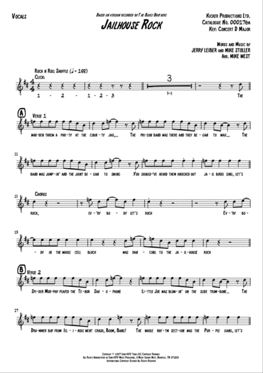 Jailhouse Rock Jailhouse Rock Small Ensemble scores gallery preview page 2