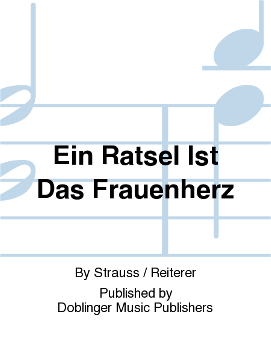 EIN RATSEL IST DAS FRAUENHERZ Chamber Orchestra scores gallery preview page 1