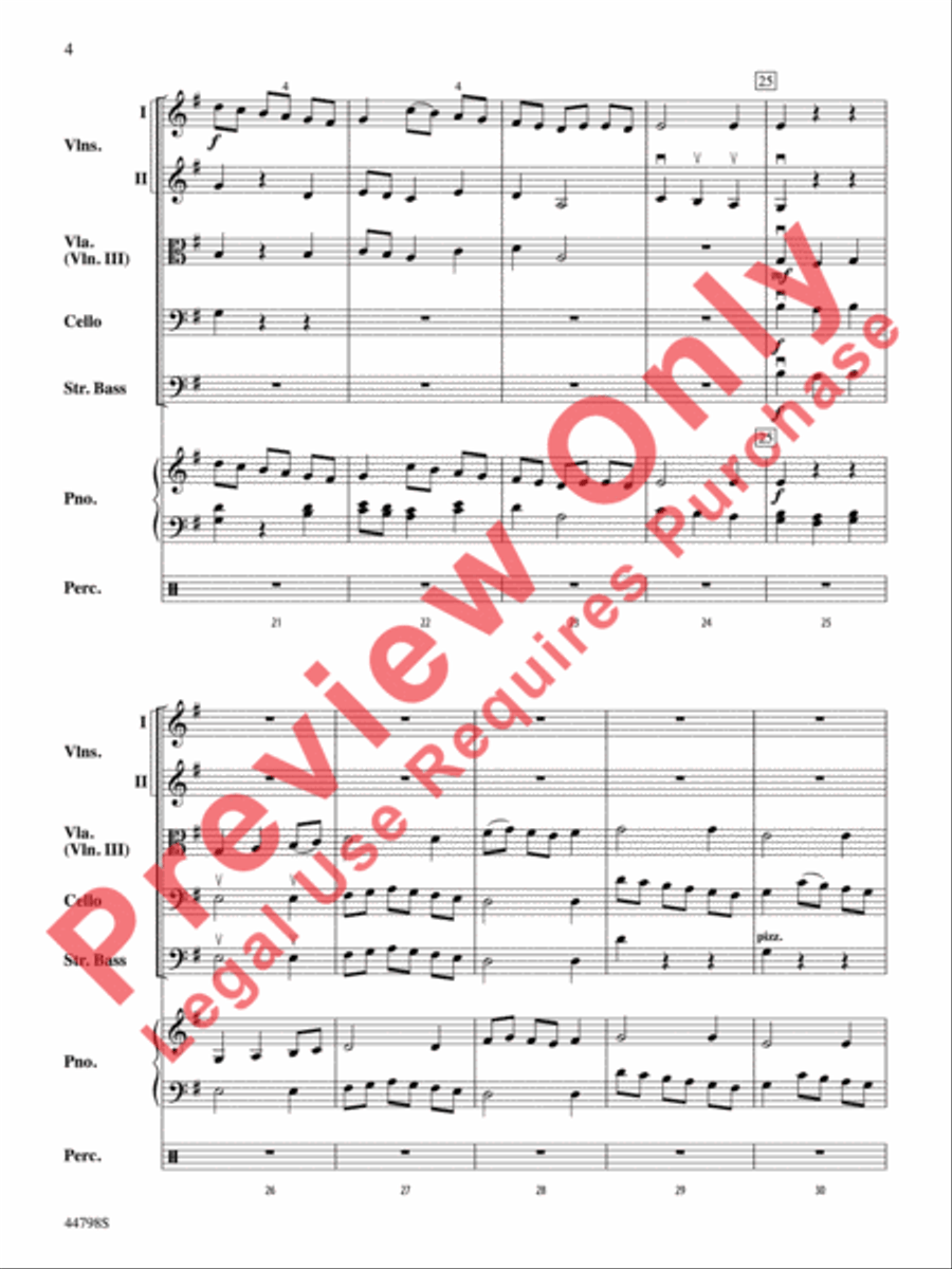 French Dance French Dance String Orchestra scores gallery preview page 5