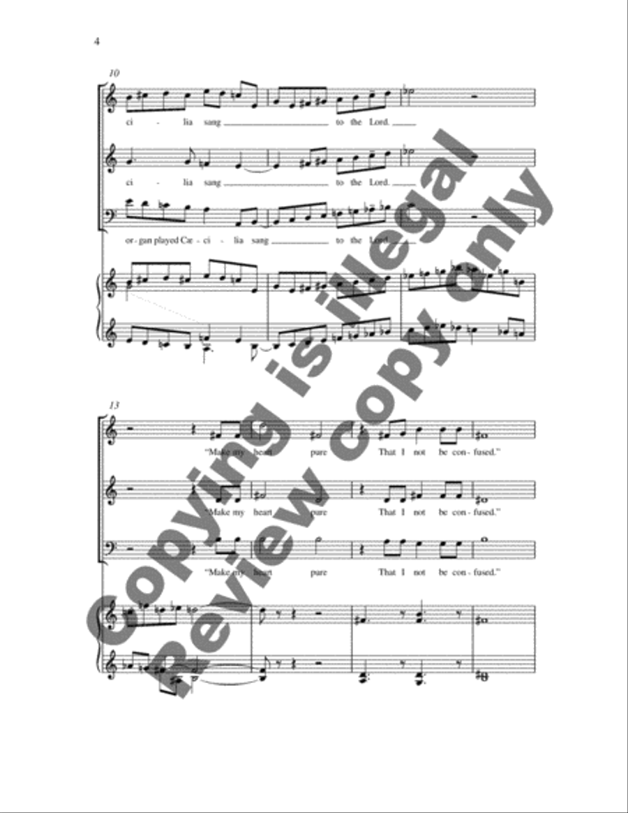 When the Organ Played 3-Part scores gallery preview page 4