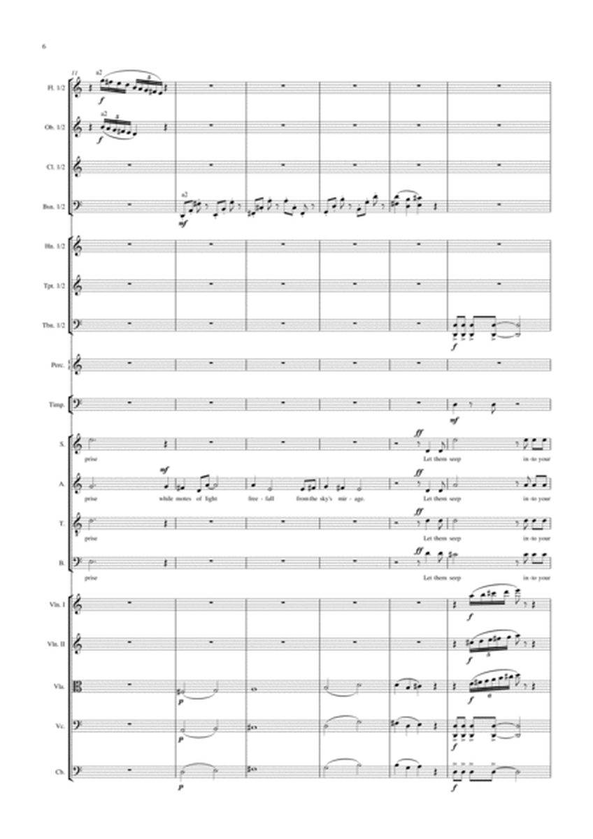 Carson Cooma: Just Now for SATB chorus and orchestra, score