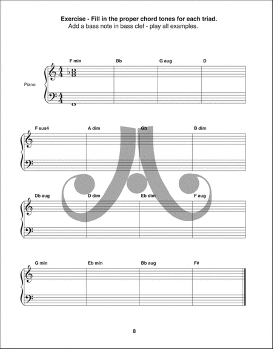Jazz Piano And Harmony - Fundamental Guide Easy Piano scores gallery preview page 5
