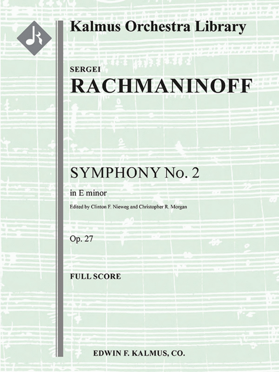 Symphony No. 2 in E minor, Op. 27 Full Orchestra scores gallery preview page 1