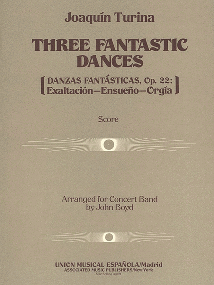 Three (3) Fantastic Dances, Op. 22