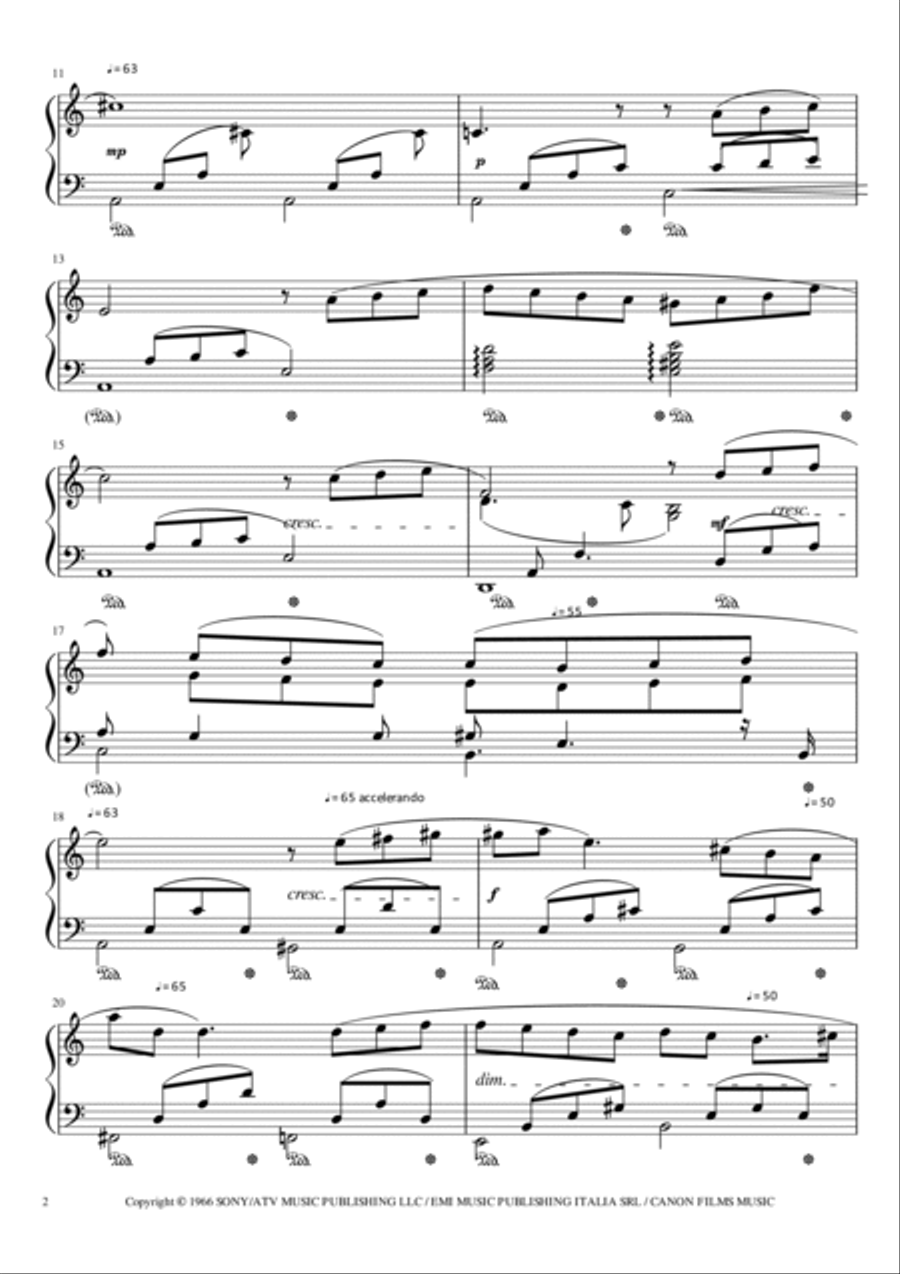 The Desert Piano, Vocal, Guitar scores gallery preview page 2