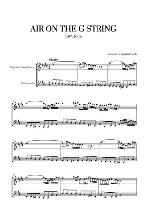 Johann Sebastian Bach - Air on the G String for Soprano Saxophone and Cello