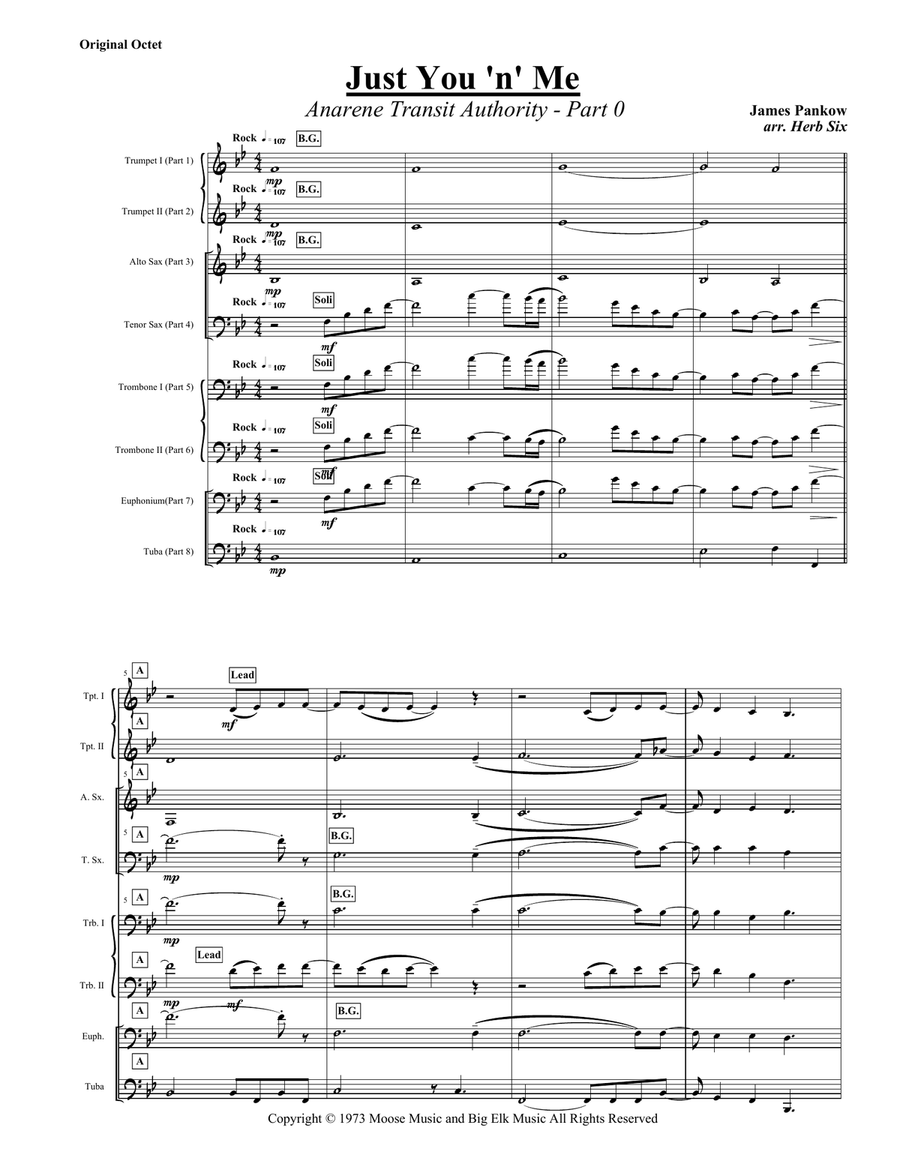 Just You 'n' Me School and Community scores gallery preview page 1