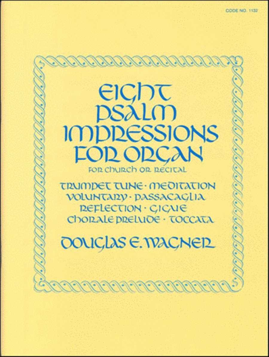 Eight Psalm Impressions Vol. I Organ scores gallery preview page 1
