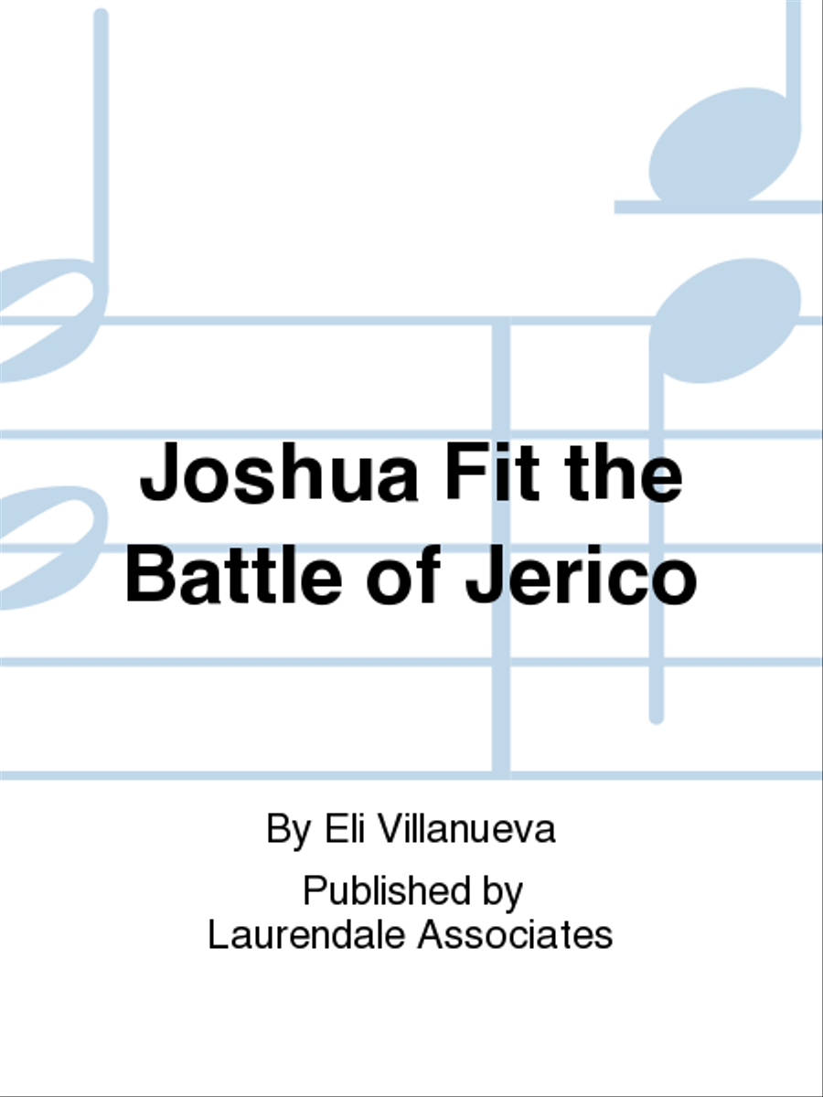 Joshua Fit the Battle of Jerico 4-Part scores gallery preview page 1