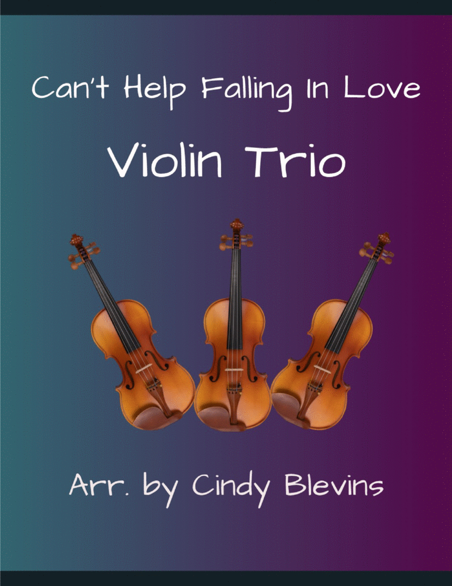 Can't Help Falling In Love String Trio scores gallery preview page 1