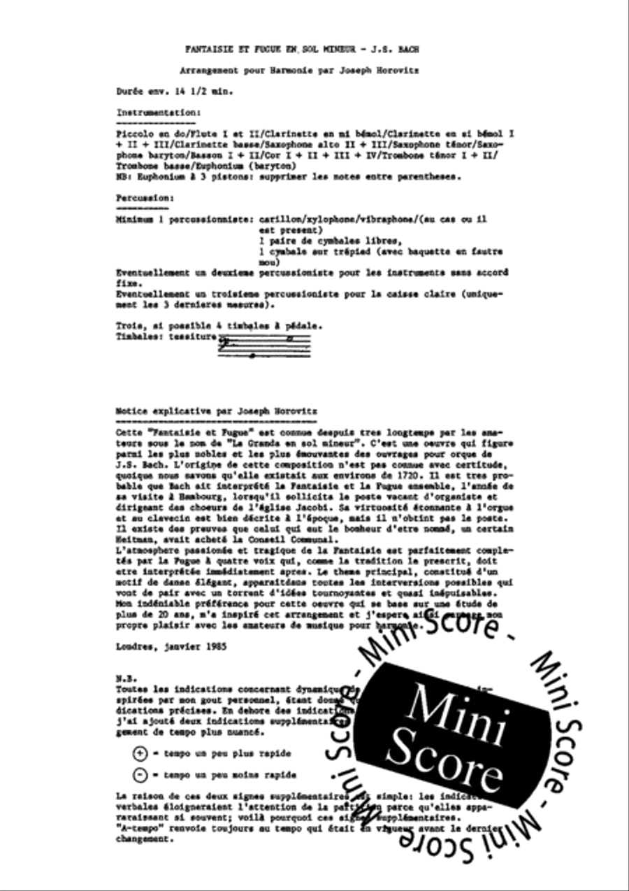 Fantasia and Fugue Fantasia and Fugue Concert Band scores gallery preview page 8