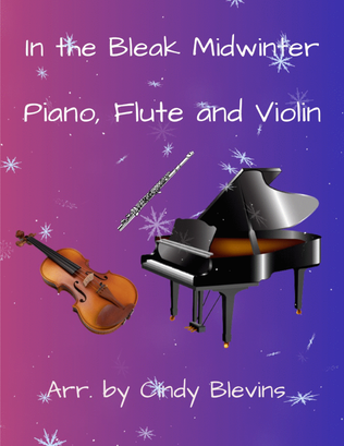 Book cover for In the Bleak Midwinter, for Piano, Flute and Violin