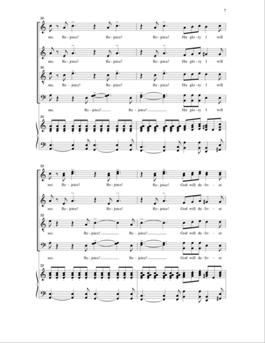 Hallelujah! 4-Part scores gallery preview page 6