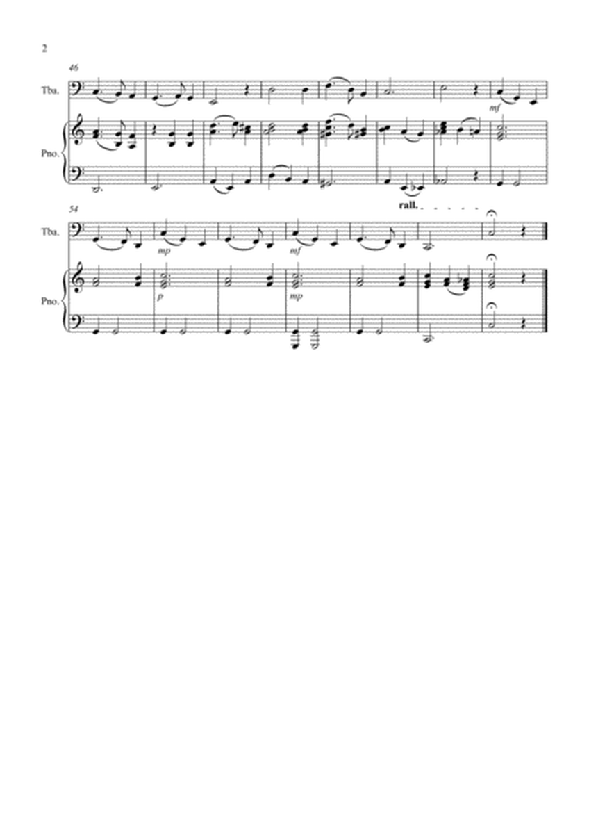 Silent Night for Tuba and Piano image number null