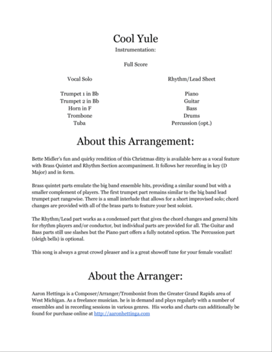 Cool Yule Large Ensemble scores gallery preview page 2