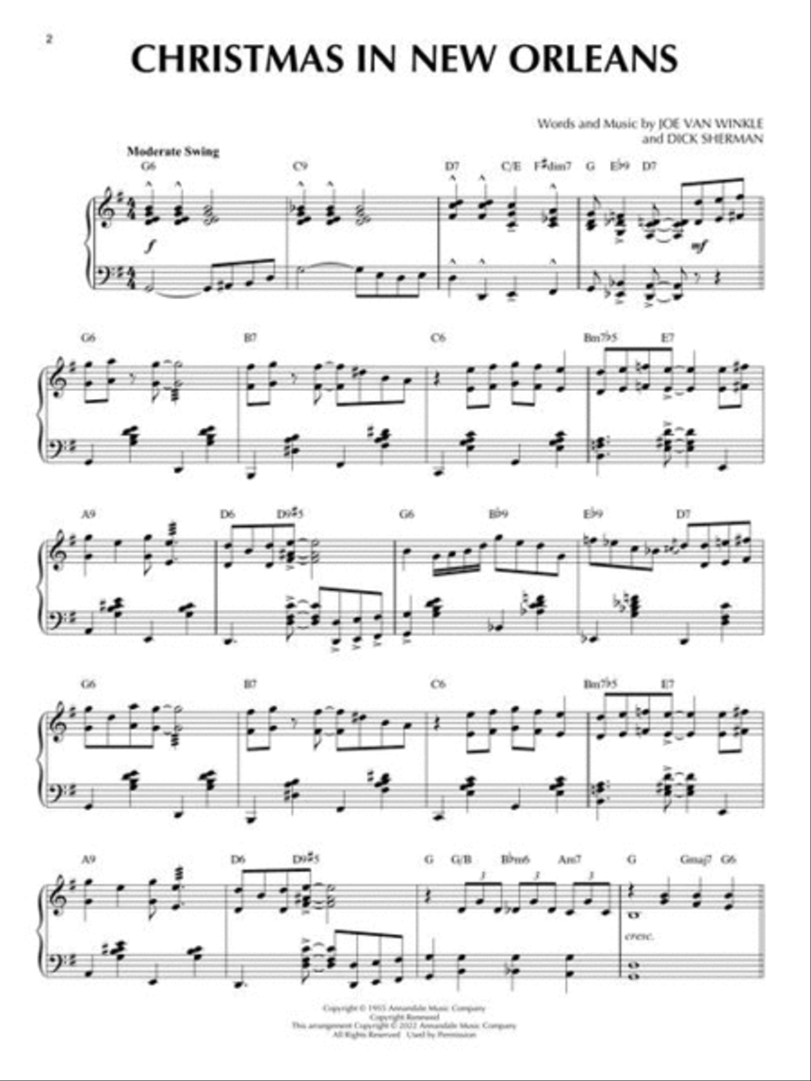 Christmas Cocktail Jazz Piano Solo scores gallery preview page 4