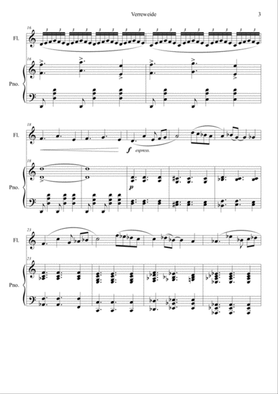 Verreweide Flute Solo scores gallery preview page 3