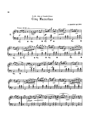 Chopin: Fifty-Six Mazurkas (Ed. Franz Liszt)