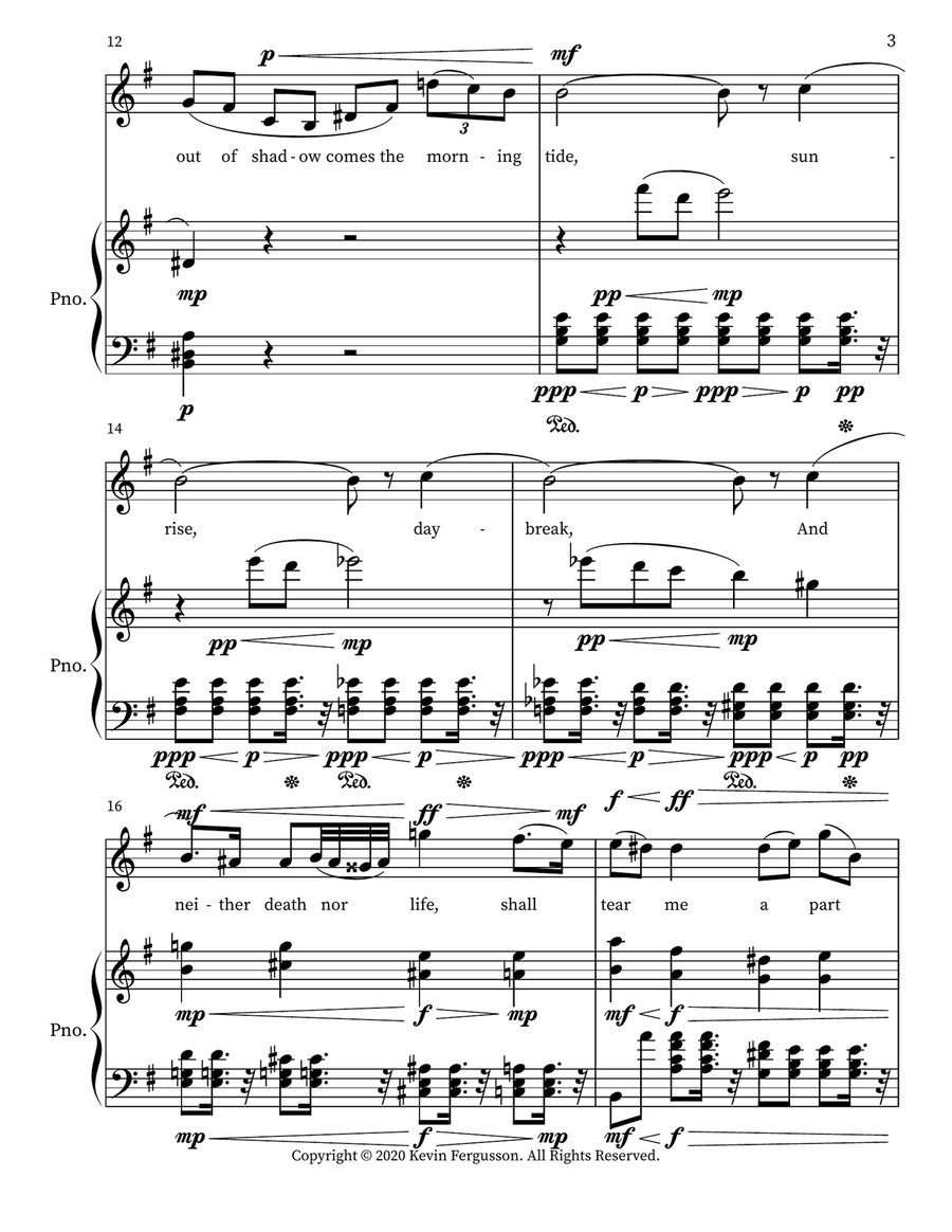 Prelude In E Minor, Op. 28, No. 4 Voice scores gallery preview page 3